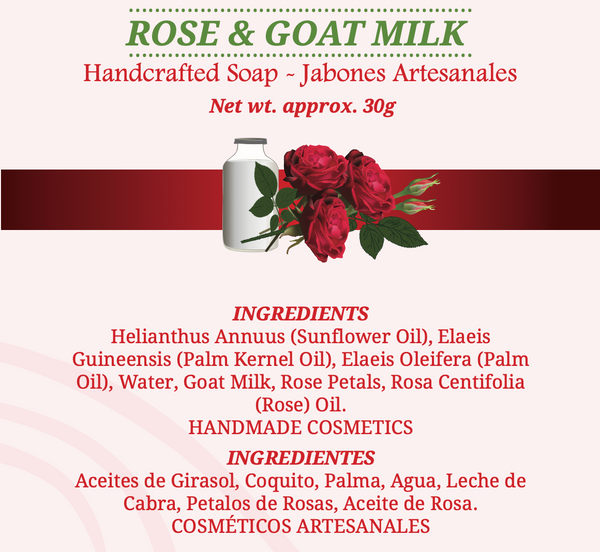 Rose & Goat Milk Soap – Alegria Soap Shop & Factory