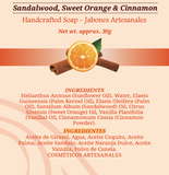 Sandalwood, Sweet Orange & Cinnamon Soap